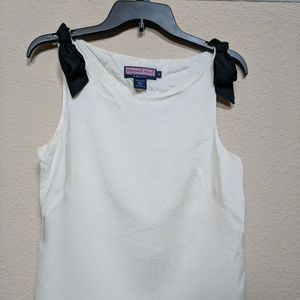 Vineyard Vines Silk Tank with Bow Detail